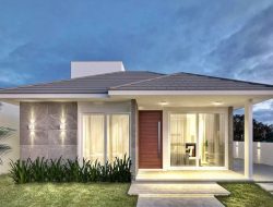 bentuk rumah sederhana tapi elegan dan modern | Foto: Pinterest