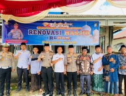 Kapolres Kaur Ground Breaking Masjid Al-Muawanah, Wujudkan Tempat Ibadah Nyaman