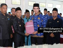 Pemkab Kaur Resmi Angkat 84 PNS Setelah Masa Uji Coba