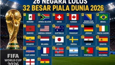27 Tim Negara Sudah Amankan Tiket Lolos 32 Besar Piala Dunia 2026