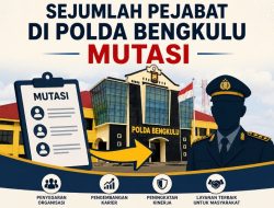 Sejumlah Pejabat Polda Bengkulu Dirombak, Dirreskrimsus hingga Dirlantas Berganti
