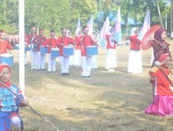 Gempita HUT ke-81 RI: Drumband MTsN 2 Kaur Tampil Memukau
