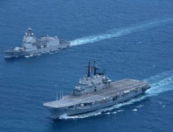 Jadi Kapal Induk Pertama, KRI Sriwijaya Disiapkan Bantu Tangani Karhutla