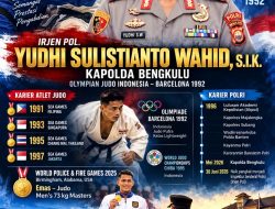 YUDHI SULISTIANTO WAHID – Dari TATAMI JUDO INDONESIA Menuju Olimpiade 1992 ke Kapolda Bengkulu