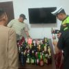 KRYD Polres Kaur Amankan 311 Botol Miras, Cipta Kondisi dan tekan Gangguan Kamtibmas