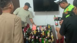 KRYD Polres Kaur Amankan 311 Botol Miras, Cipta Kondisi dan tekan Gangguan Kamtibmas