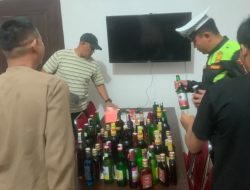 KRYD Polres Kaur Amankan 311 Botol Miras, Cipta Kondisi dan tekan Gangguan Kamtibmas